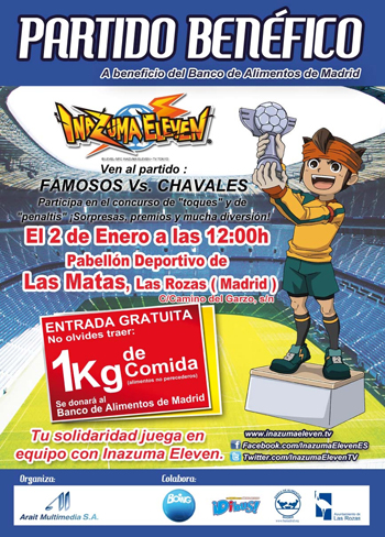 Cartel partido benéfico