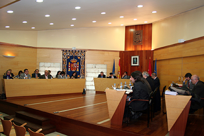 Un momento del Pleno de presupuestos