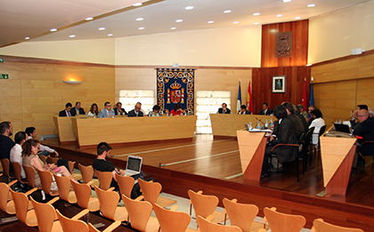 Un momento del pleno