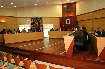 Un momento del pleno