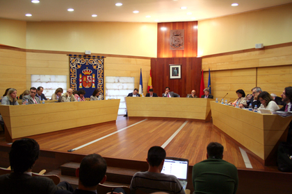 Un momento del pleno