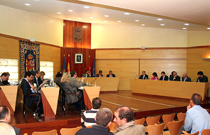 Un momento del Pleno