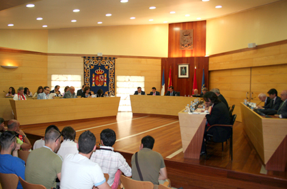 Un momento del pleno