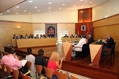 Un momento del pleno de septiembre