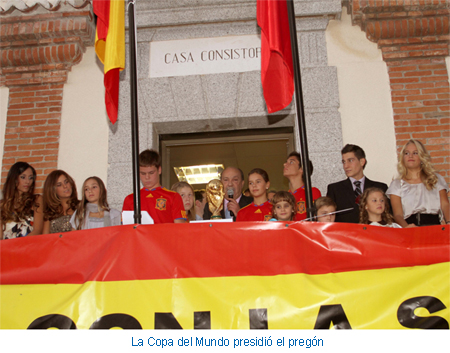 La Copa del Mundo presidió el pregón