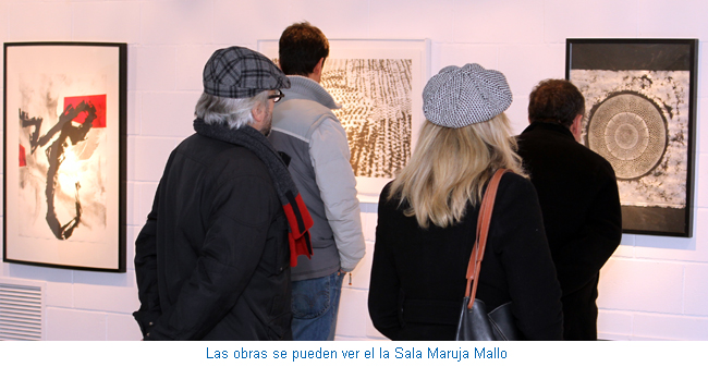 Las obras se pueden ver el la Sala Maruja Mallo