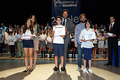 Todos los alumnos premiados