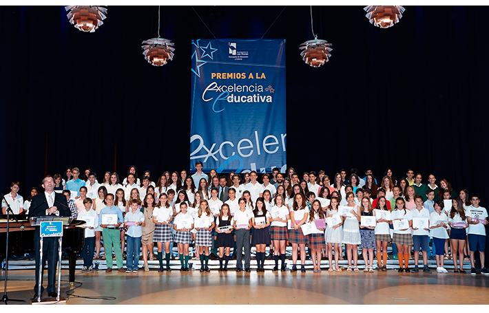 Todos los alumnos premiados