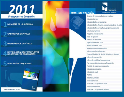 Aspecto del documento disponible en la web municipal