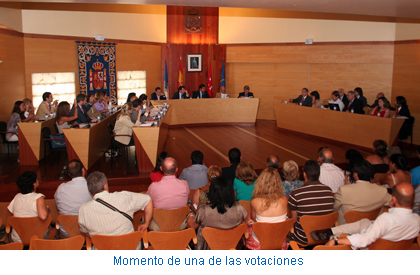 Momento de una de las votaciones