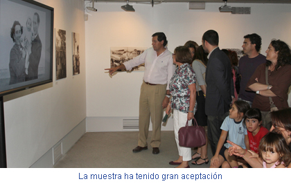 La muestra ha tenido gran aceptación