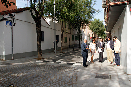 Inicio de la calle remodelada