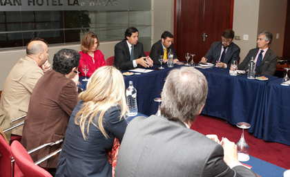 Un momento de la reunión