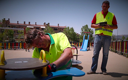 Operarios atienden incidencia