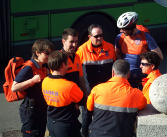 Miembros de Protección Civil-Samer de Las Rozas
