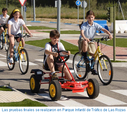 Las pruebas finales se realizaron en Parque Infantil de Tráfico de Las Rozas