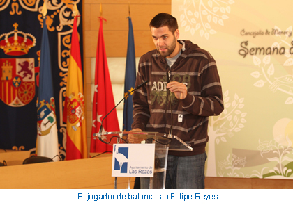 El jugador de baloncesto Felipe Reyes