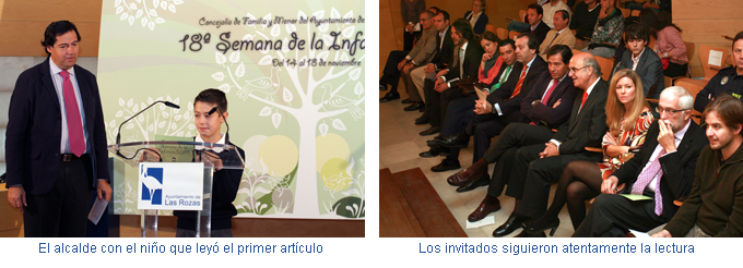 Arranca la Semana de la Infancia en Las Rozas con la lectura de los Derechos del Niño