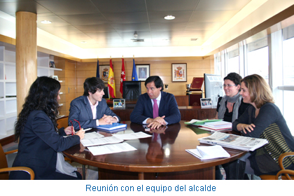 Reunión con el equipo del alcalde