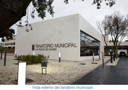 Vista exterior del tanatorio municipal