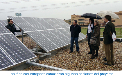 Los técnicos europeos conocieron algunas acciones del proyecto