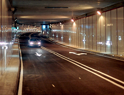 Túnel bajo la calle Real