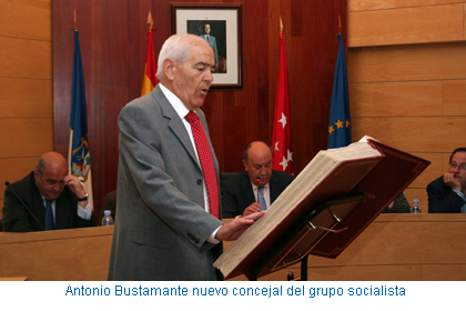 Antonio Bustamante nuevo concejal del grupo socialista