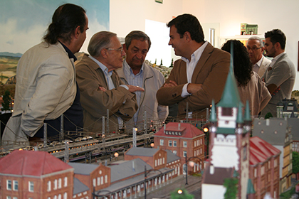 De la Uz visitó el Museo del Ferrocarril de Las Matas