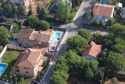 Vista aérea de Las Rozas