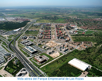 Vista aérea del Parque Empresarial