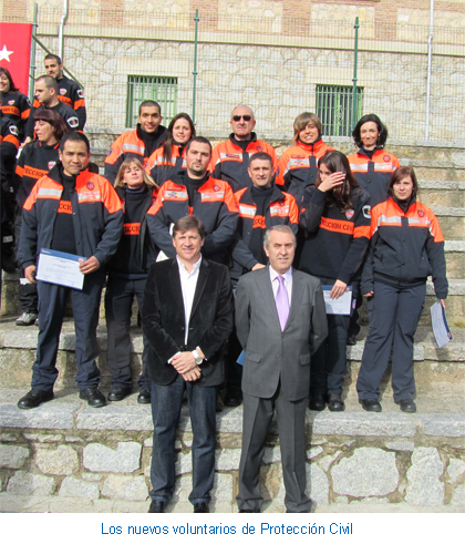 Los nuevos voluntarios de Protección Civil