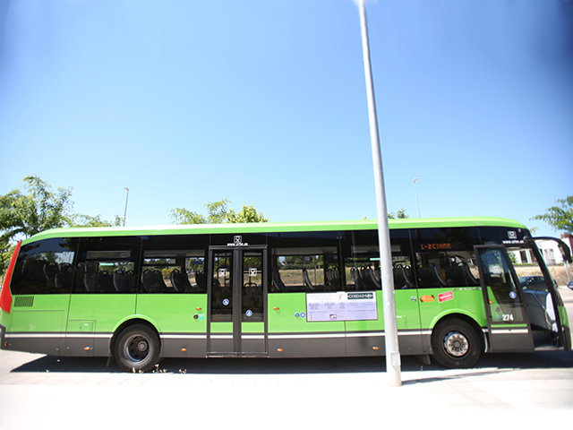 Desvío líneas de autobús