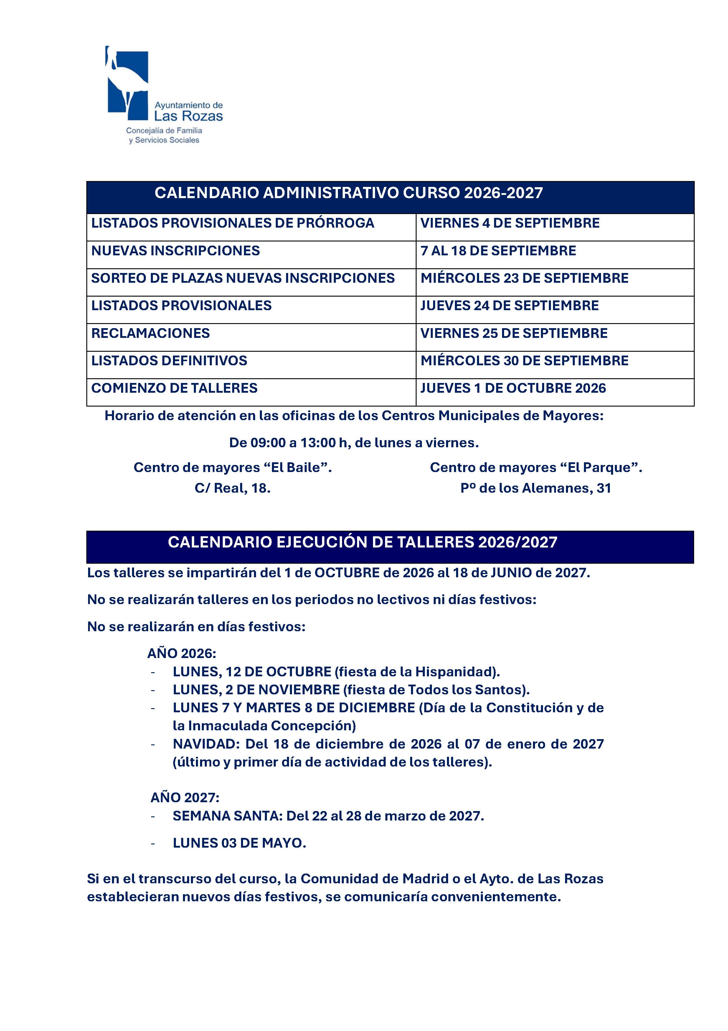 calendario