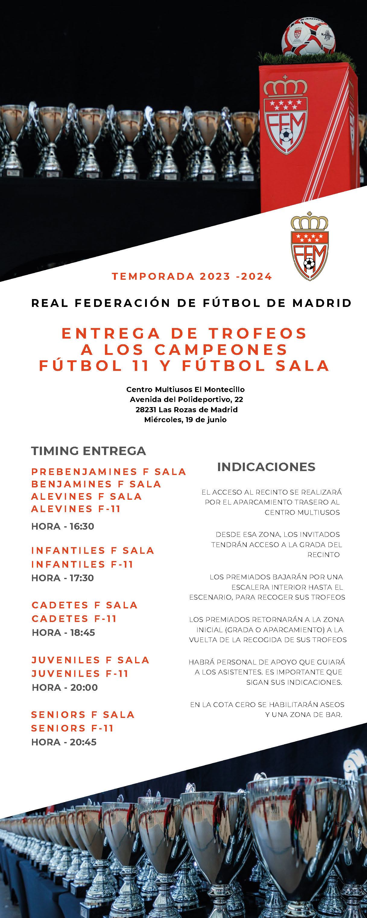 ENTREGA DE TROFEOS RFMF