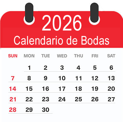 Calendario de bodas