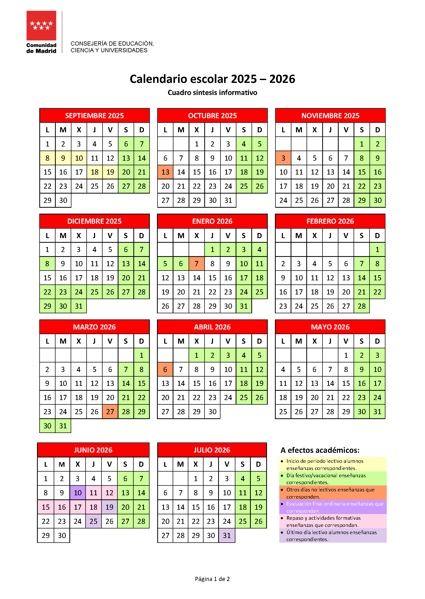 calendario