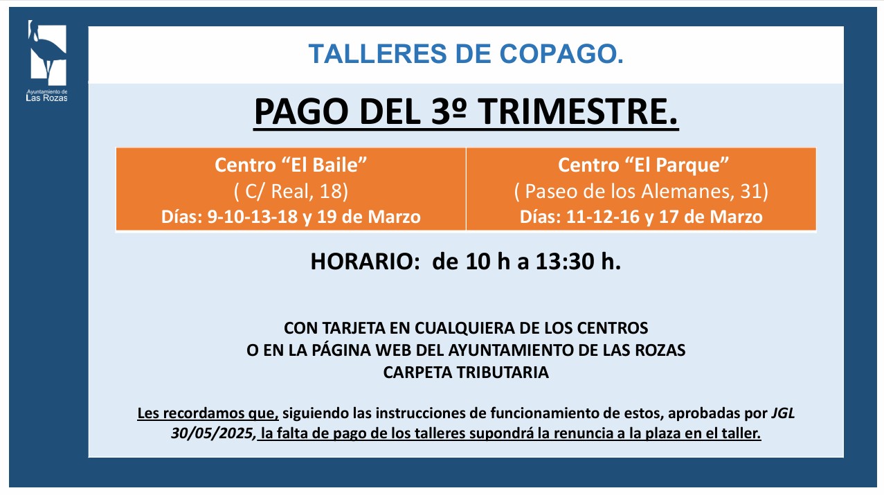 Pago 3 trimestre