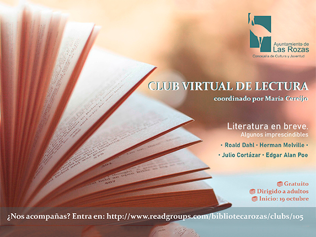 Las bibliotecas de Las Rozas lanzan un Club de Lectura Virtual 