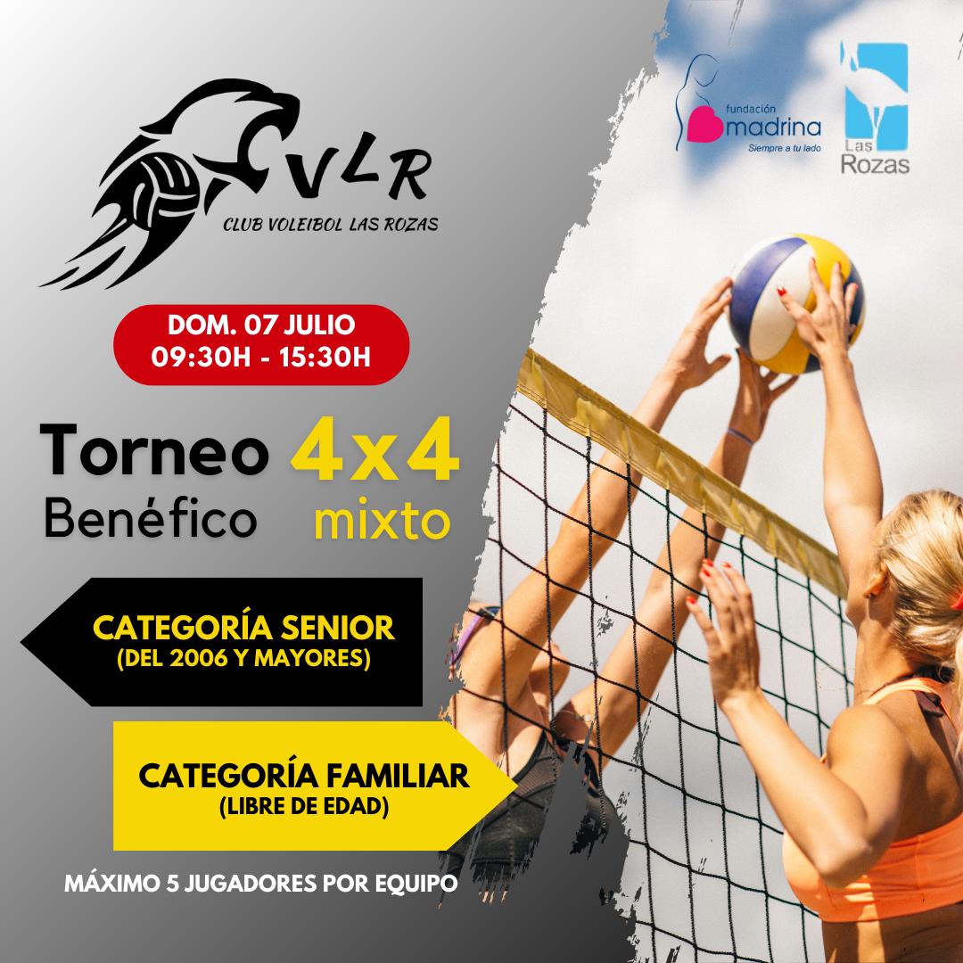 Torneo benéfico voley playa