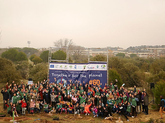Las Rozas, sede de la COP25 con la plantación de 1.000 árboles para combatir la crisis climática