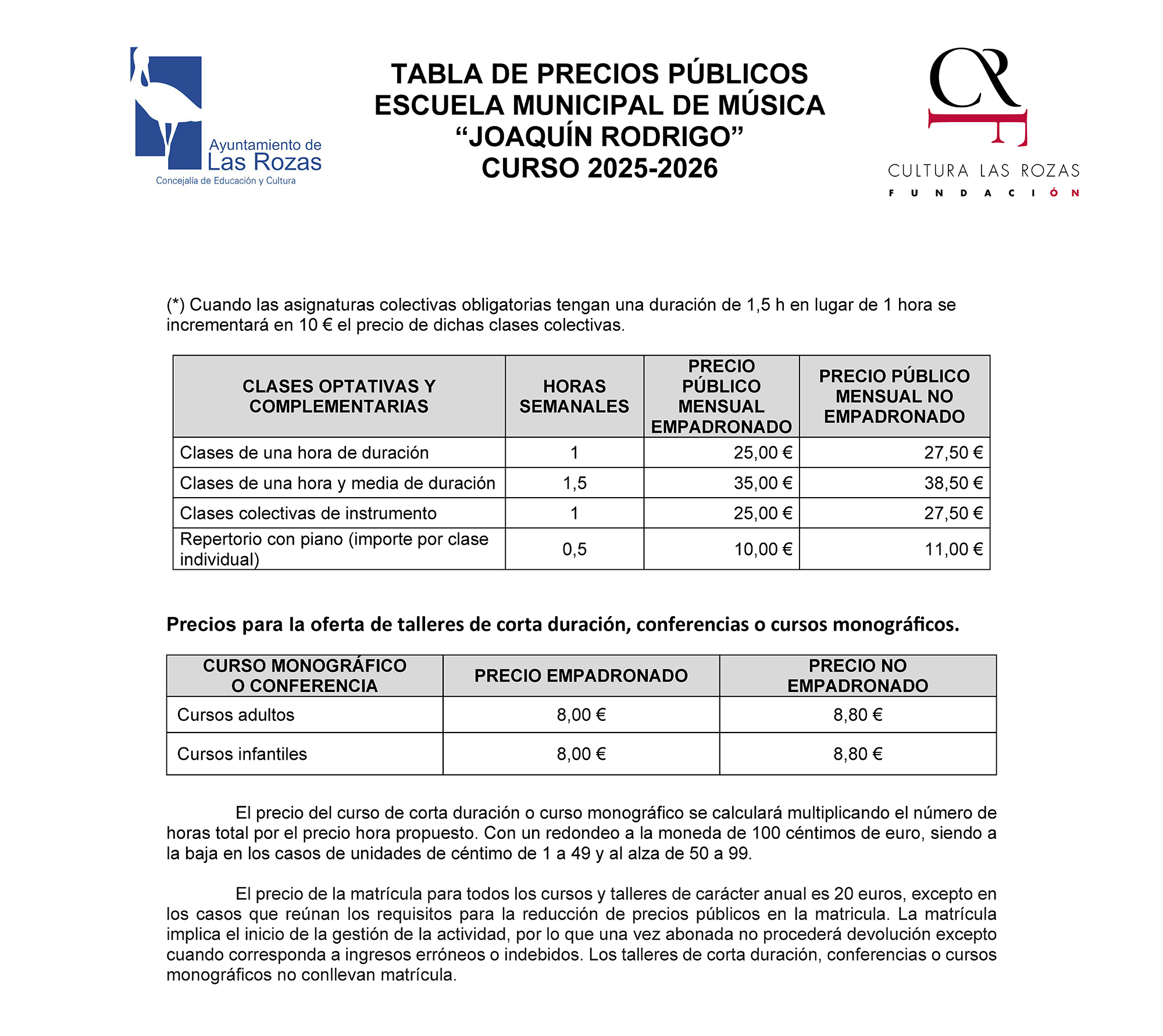precios