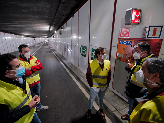 El túnel bajo la calle Real se renueva con los mejores sistemas de seguridad