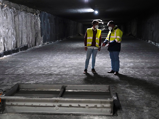 El túnel bajo la calle Real se renueva con los mejores sistemas de seguridad