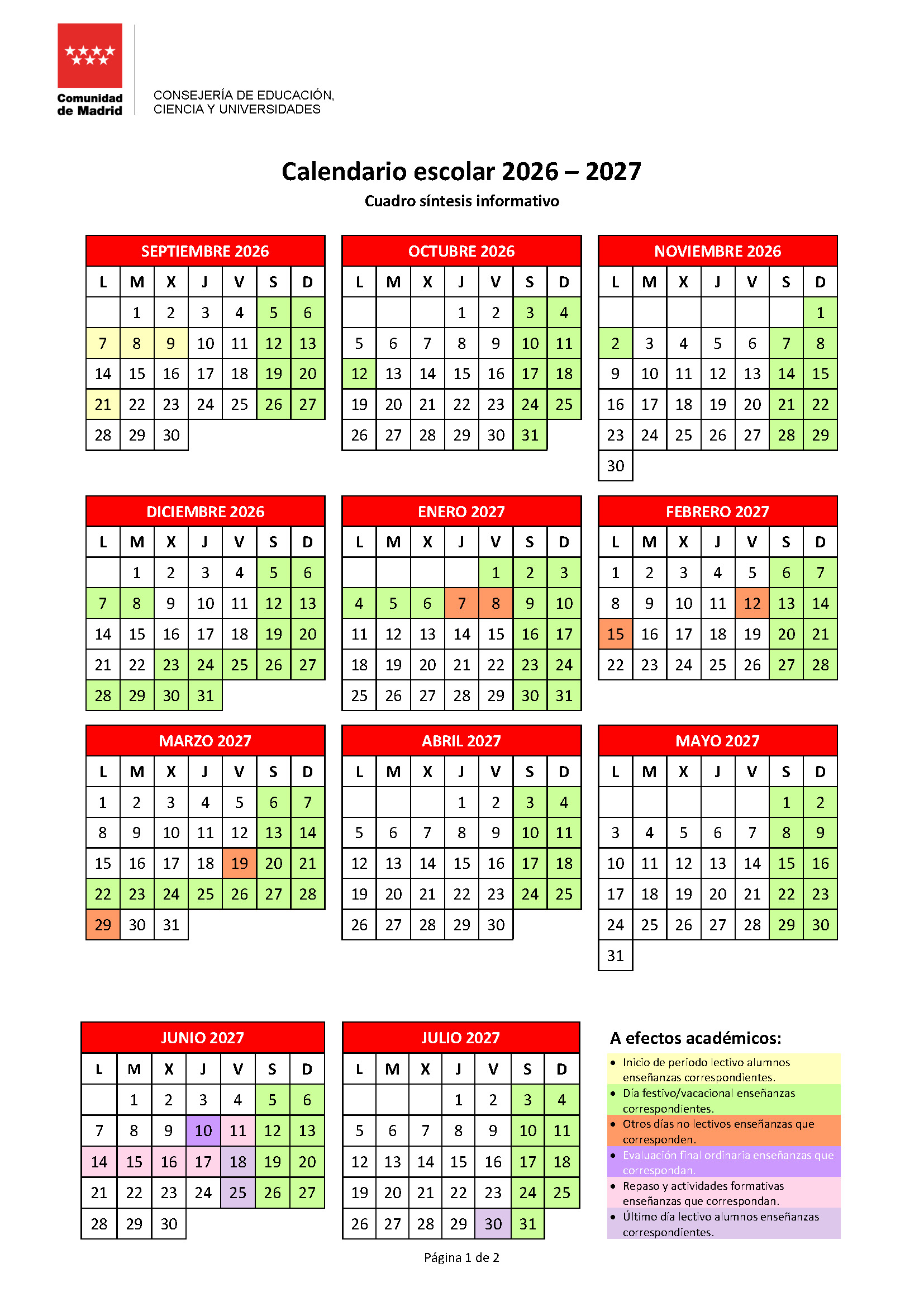 calendario