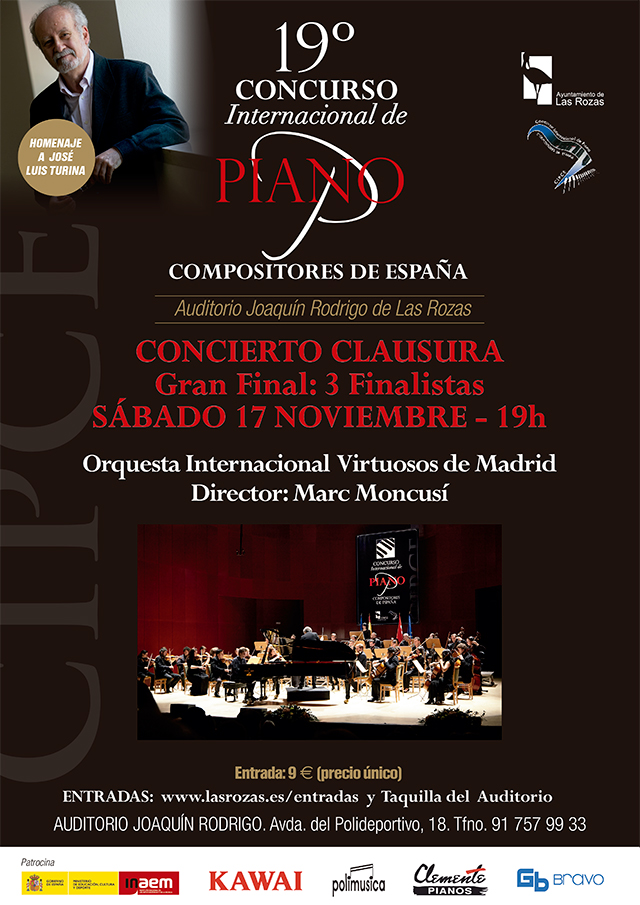 Las Rozas acoge la gran final del Concurso Internacional de Piano Compositores de España
