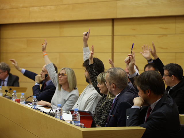 Votación en el Pleno