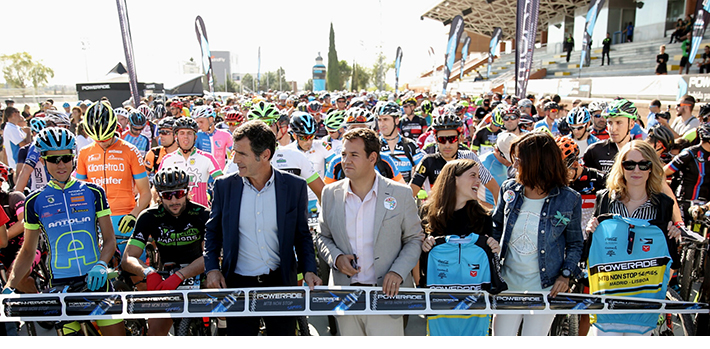De la Uz da la salida a la cuarta edición de la Powerade MTB Las Rozas-Lisboa