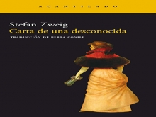 Carta de una desconocida de Stefan Zweig