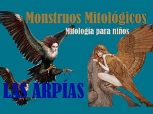 Monstruos Mitológicos. Mitología para niños. Las Arpías. Taller virtual.