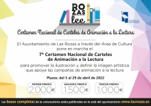 Convocatoria del 7º Certamen Nacional de Carteles de Animación a la Lectura Las Rozas Lee 2022